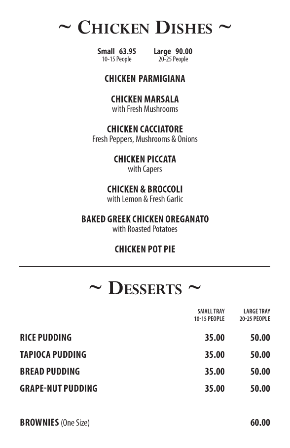 Catering town house hamden restaurant part 2